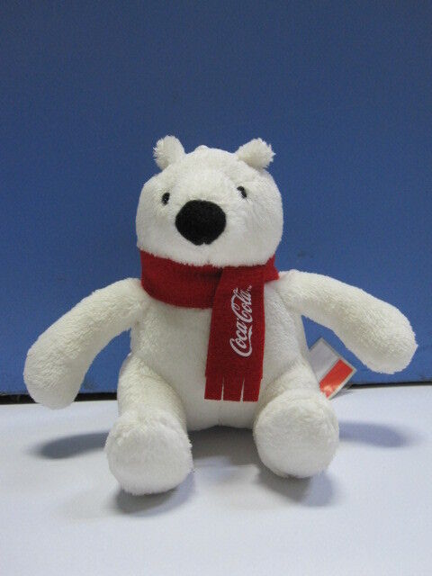 impulso bonito Keychain do bicho de pelúcia do urso polar da coca-cola do Natal de 12cm