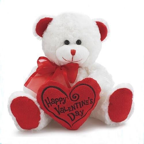 O dia de Valentim bonito personalizado enchido carrega brinquedos pequenos do luxuoso para meninas